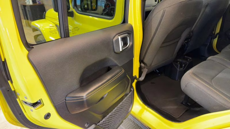 2024 Yellow Jeep Wrangler 4 Door Sahara Sport Utility 4D 4X4
