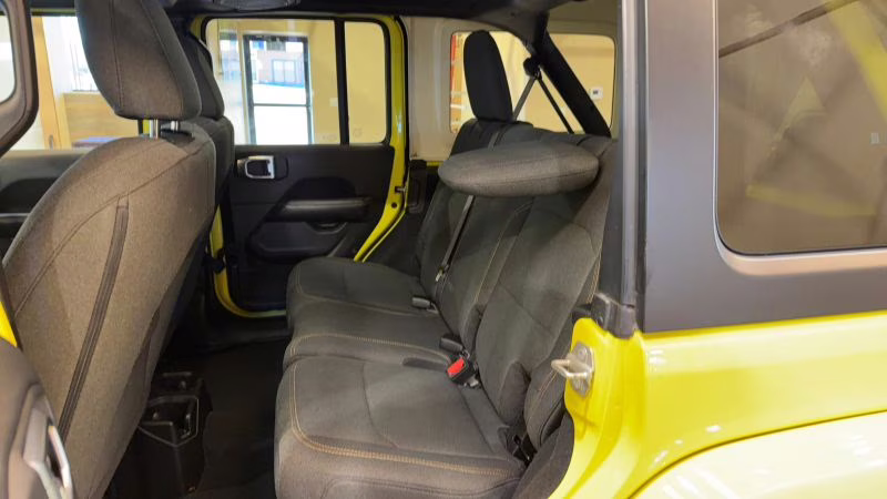 2024 Yellow Jeep Wrangler 4 Door Sahara Sport Utility 4D 4X4
