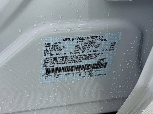 2026 Oxford White Ford Maverick XL FWD Truck