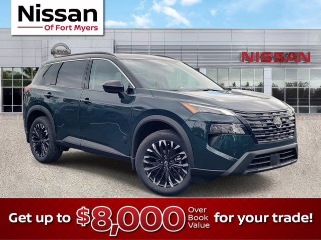 2026 Obsidian Green Nissan Rogue SV FWD SUV