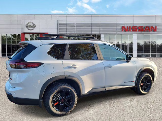 2026 Everest White Pearl Tricoat Nissan Rogue Rock Creek AWD SUV