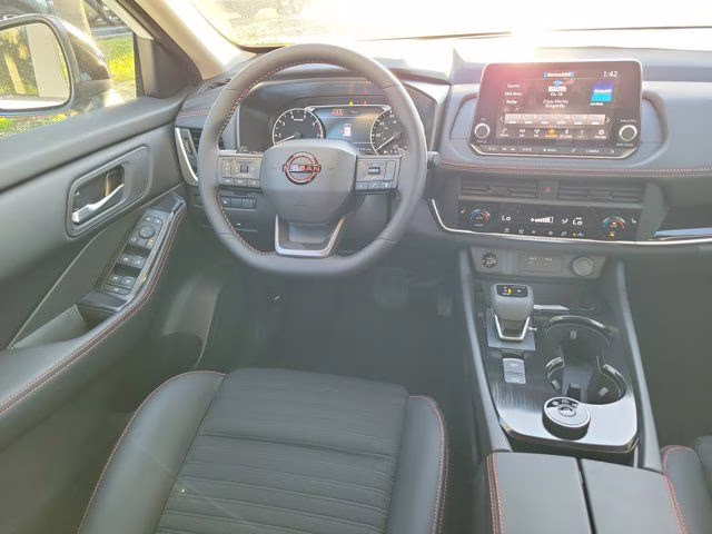 2026 Everest White Pearl Tricoat Nissan Rogue Rock Creek AWD SUV