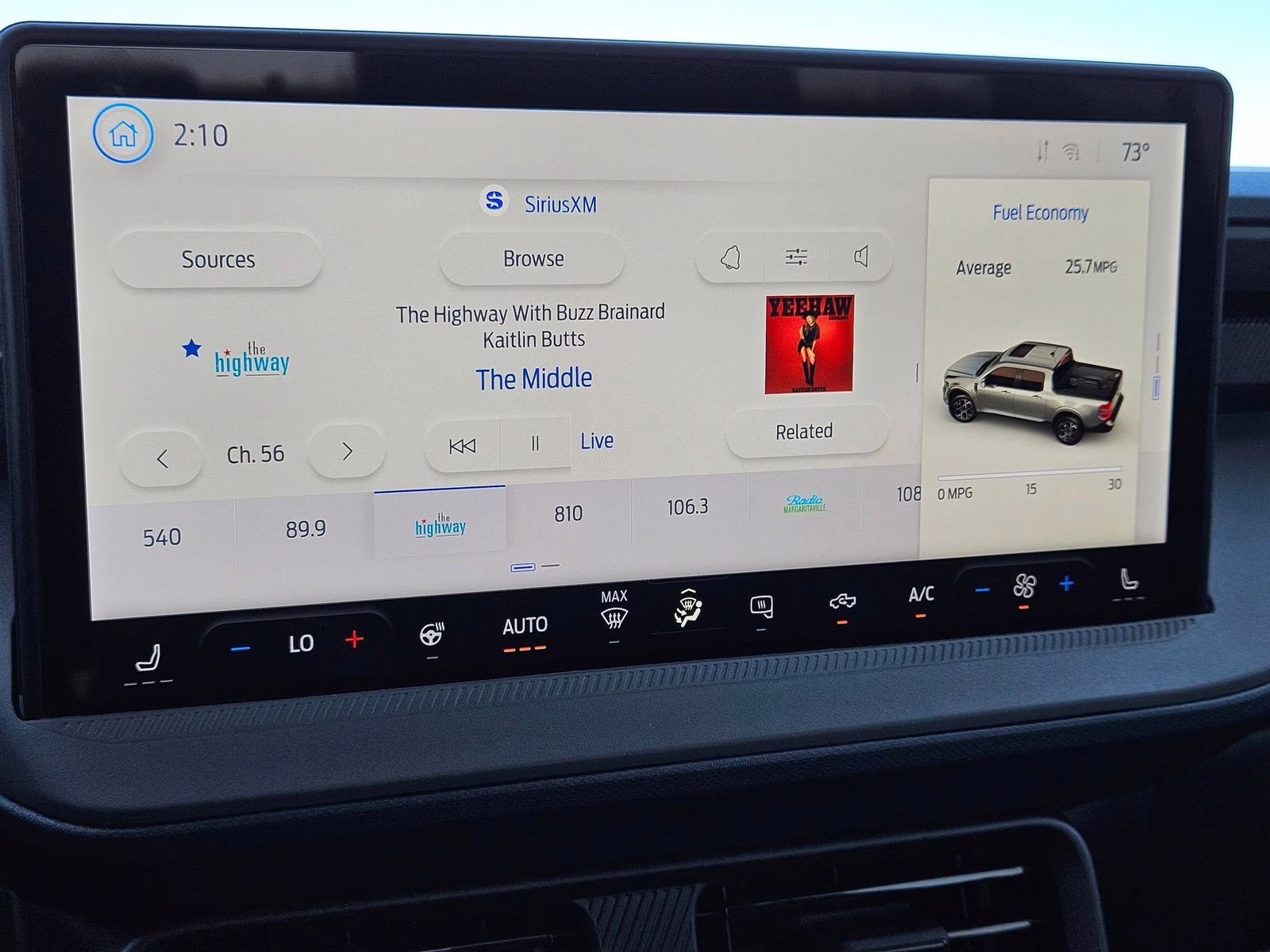 2026 White Metallic Ford Maverick XLT AWD Truck