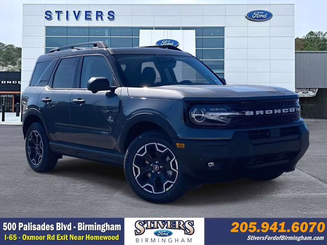2026 Gray Metallic Ford Bronco Sport Outer Banks 4X4 SUV