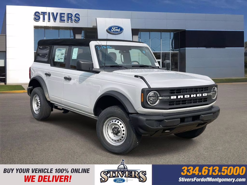 2026 Avalanche Gray Ford Bronco Base 4X4 SUV