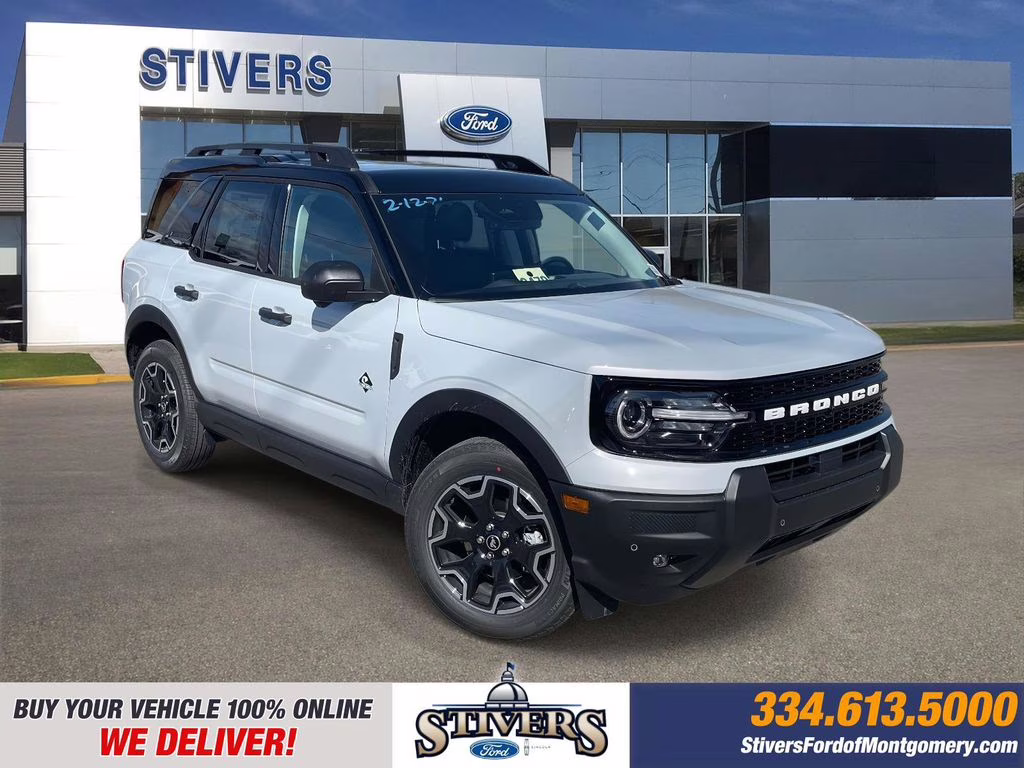 2026 Space White Metallic Ford Bronco Sport Outer Banks 4X4 SUV