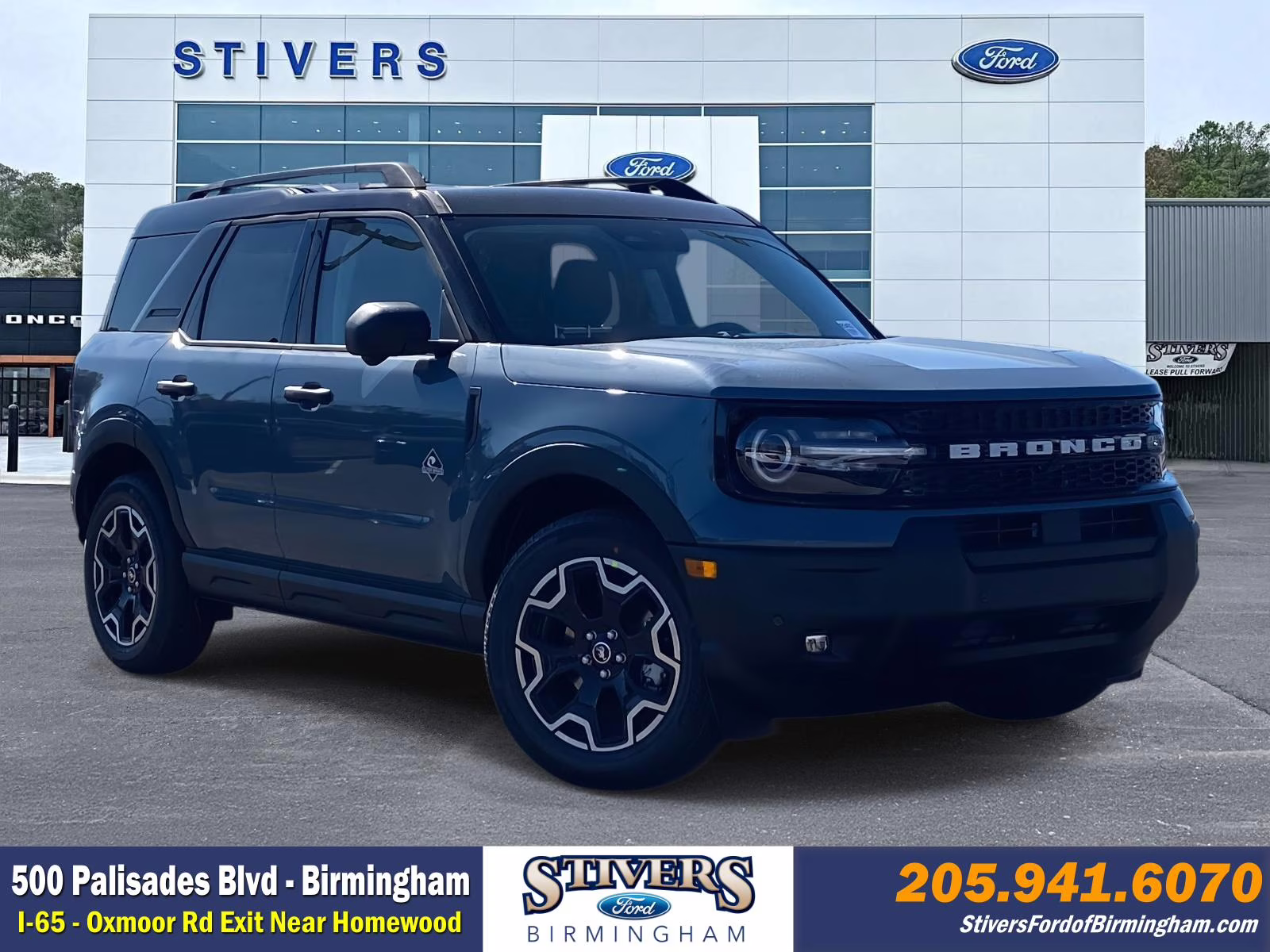 2026 Azure Gray Metallic Ford Bronco Sport Outer Banks 4X4 SUV