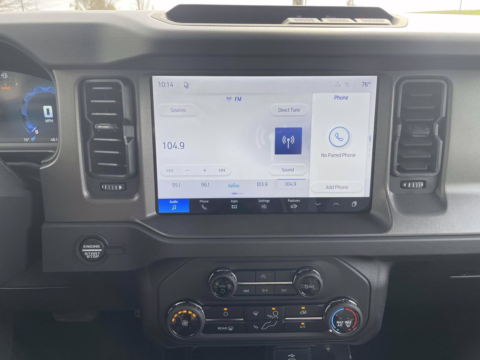 2026 Avalanche Gray Ford Bronco Base 4X4 SUV