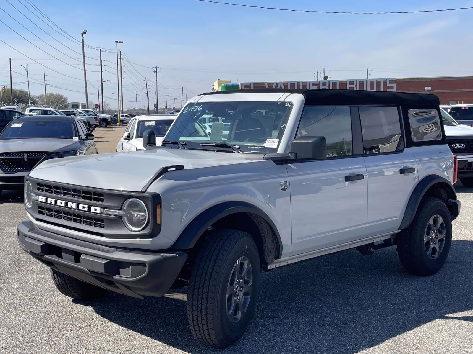 2026 Avalanche Gray Ford Bronco Big Bend 4X4 SUV