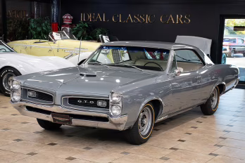 1966 Platinum Poly Pontiac GTO Factory A/C, PS, PB Coupe