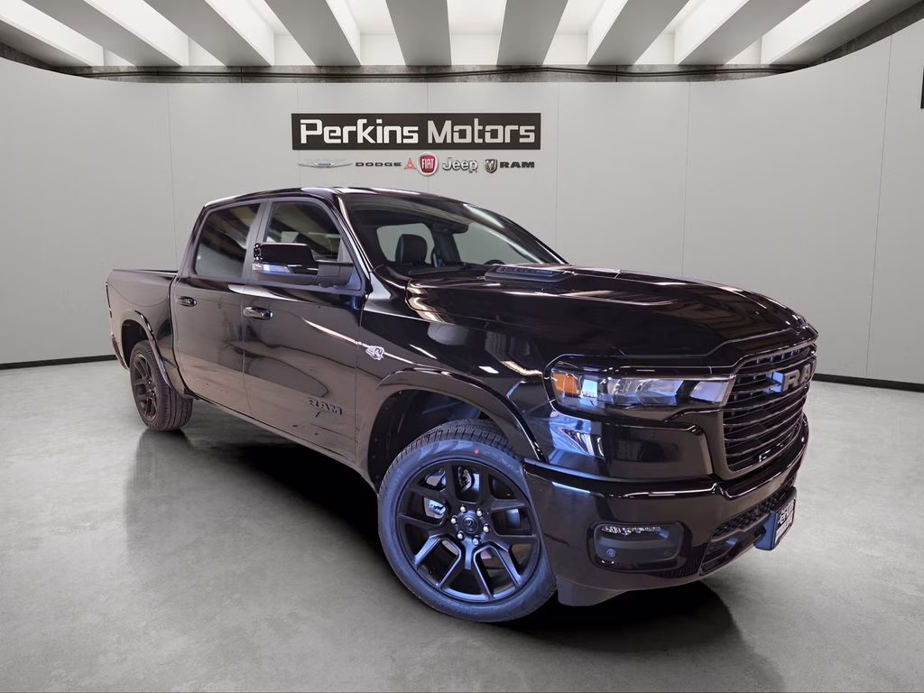 2026 Diamond Black Crystal Pearlcoat Ram 1500 Laramie 4X4 Truck