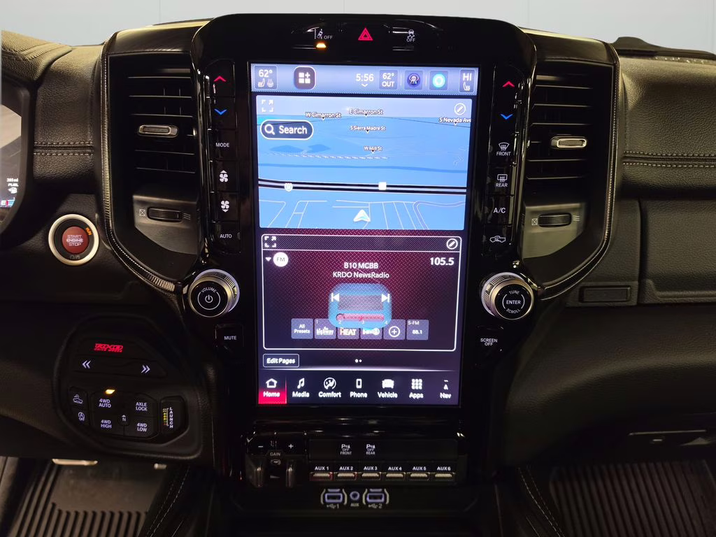 2026 Diamond Black Crystal Pearlcoat Ram 1500 RHO 4X4 Truck