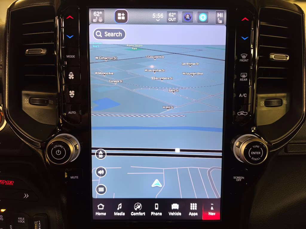 2026 Diamond Black Crystal Pearlcoat Ram 1500 RHO 4X4 Truck