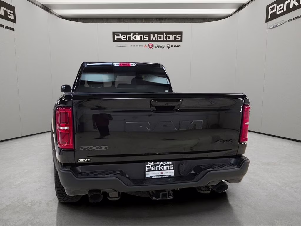 2026 Diamond Black Crystal Pearlcoat Ram 1500 RHO 4X4 Truck