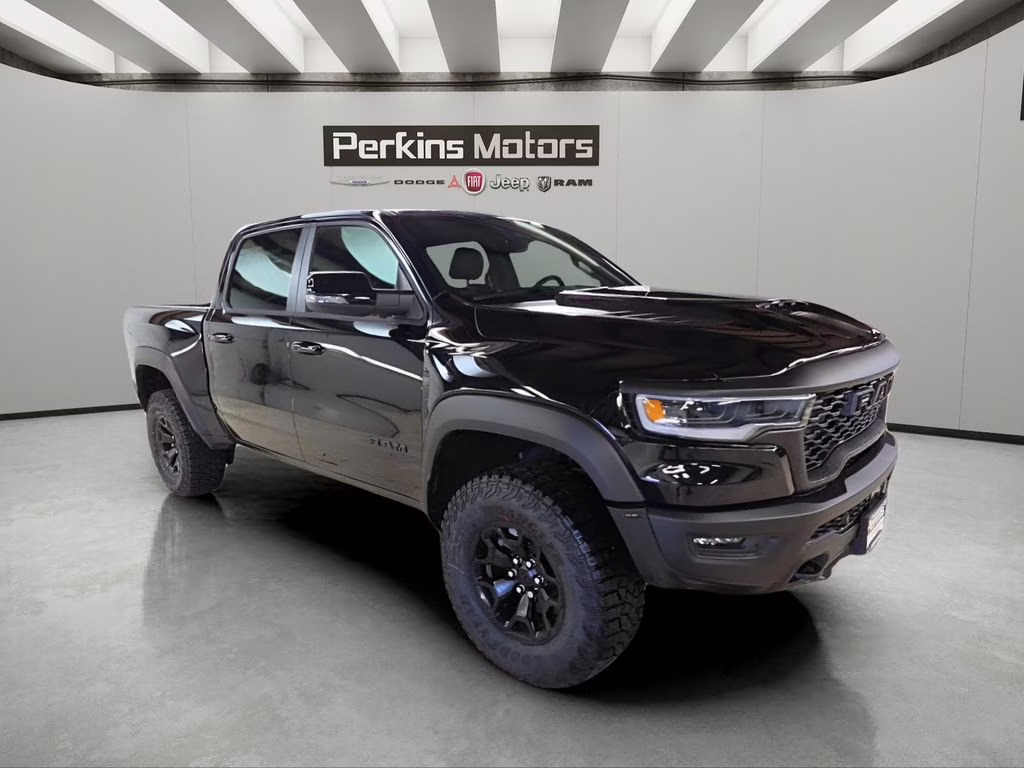 2026 Diamond Black Crystal Pearlcoat Ram 1500 RHO 4X4 Truck