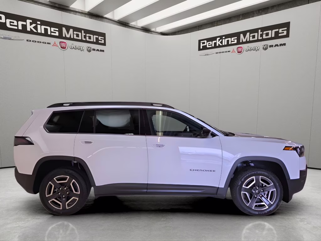 2026 Bright White Clearcoat Jeep Cherokee Limited 4X4 SUV