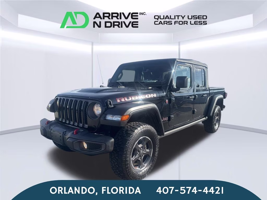 2022 Black Clearcoat Jeep Gladiator Rubicon 4X4 Truck