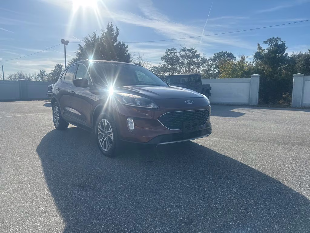 2021 Maroon Ford Escape SEL AWD SUV