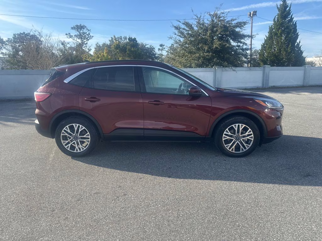 2021 Maroon Ford Escape SEL AWD SUV