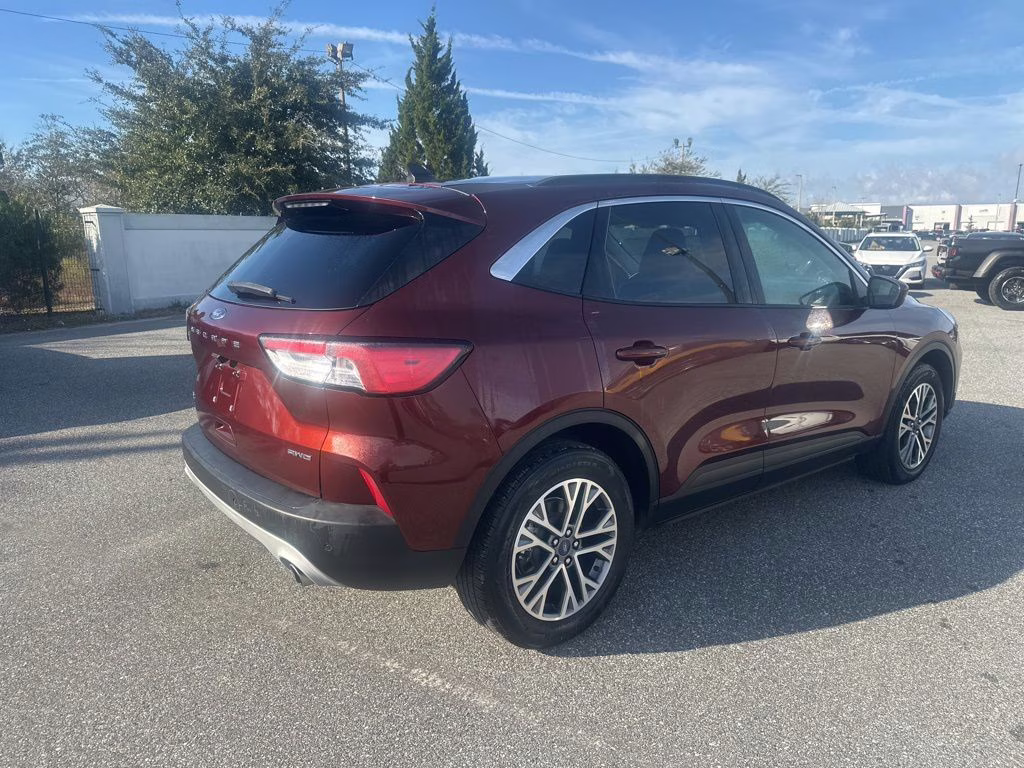 2021 Maroon Ford Escape SEL AWD SUV