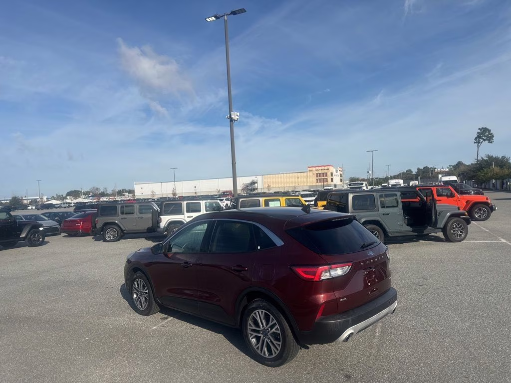 2021 Maroon Ford Escape SEL AWD SUV