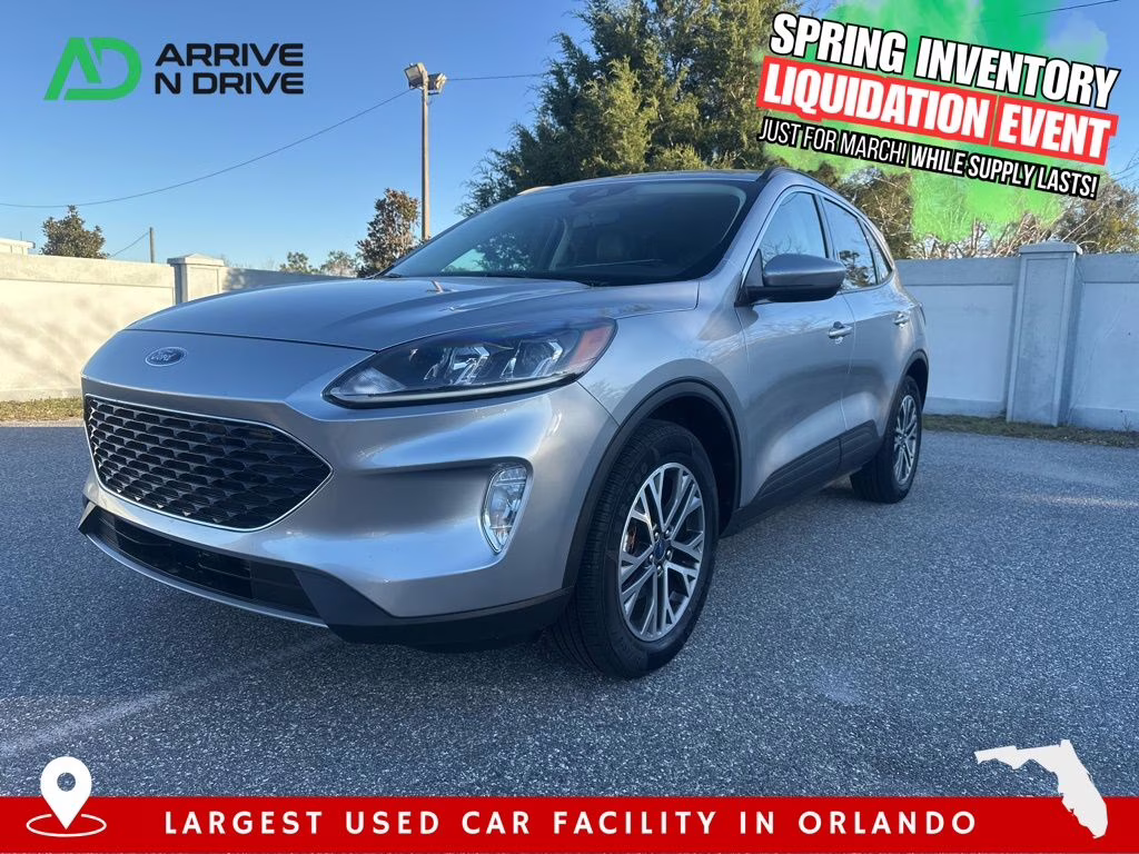 2021 Gray Ford Escape SEL AWD SUV