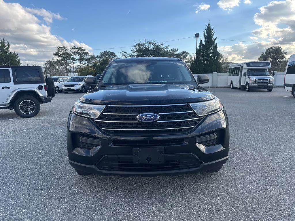 2021 Black Ford Explorer XLT 4X4 SUV