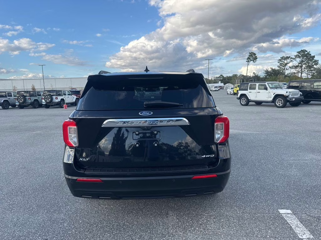 2021 Black Ford Explorer XLT 4X4 SUV