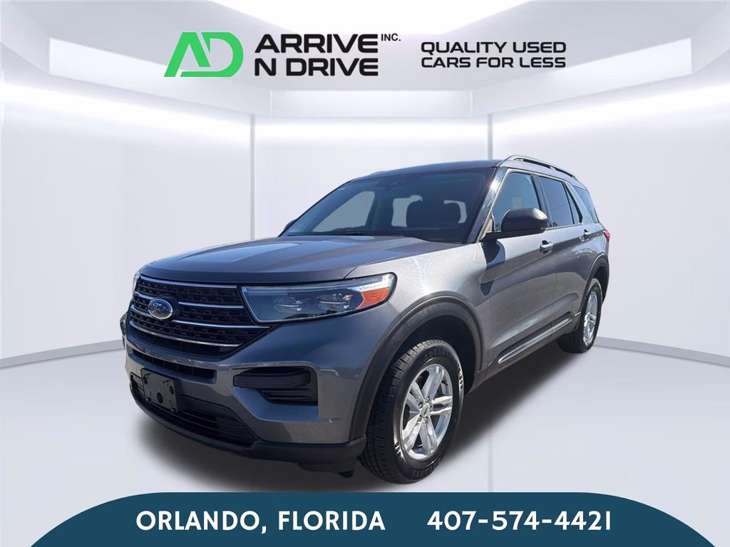 2021 Carbonized Gray Metallic Ford Explorer XLT 4X4 SUV