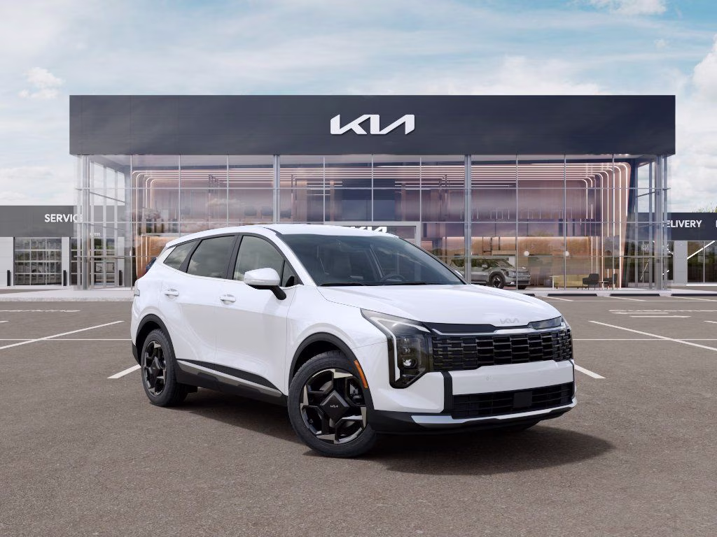 2026 Glacial White Pearl Kia Sportage EX FWD SUV