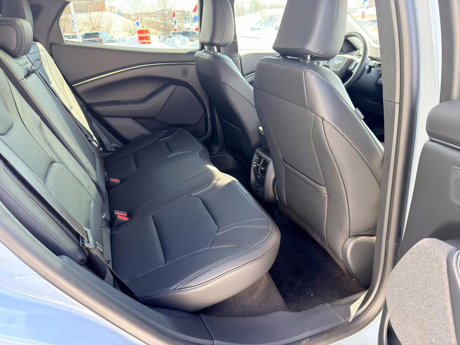 2025 Glacier Gray Metallic Tri-Coat Ford Mustang Mach-E Premium AWD SUV