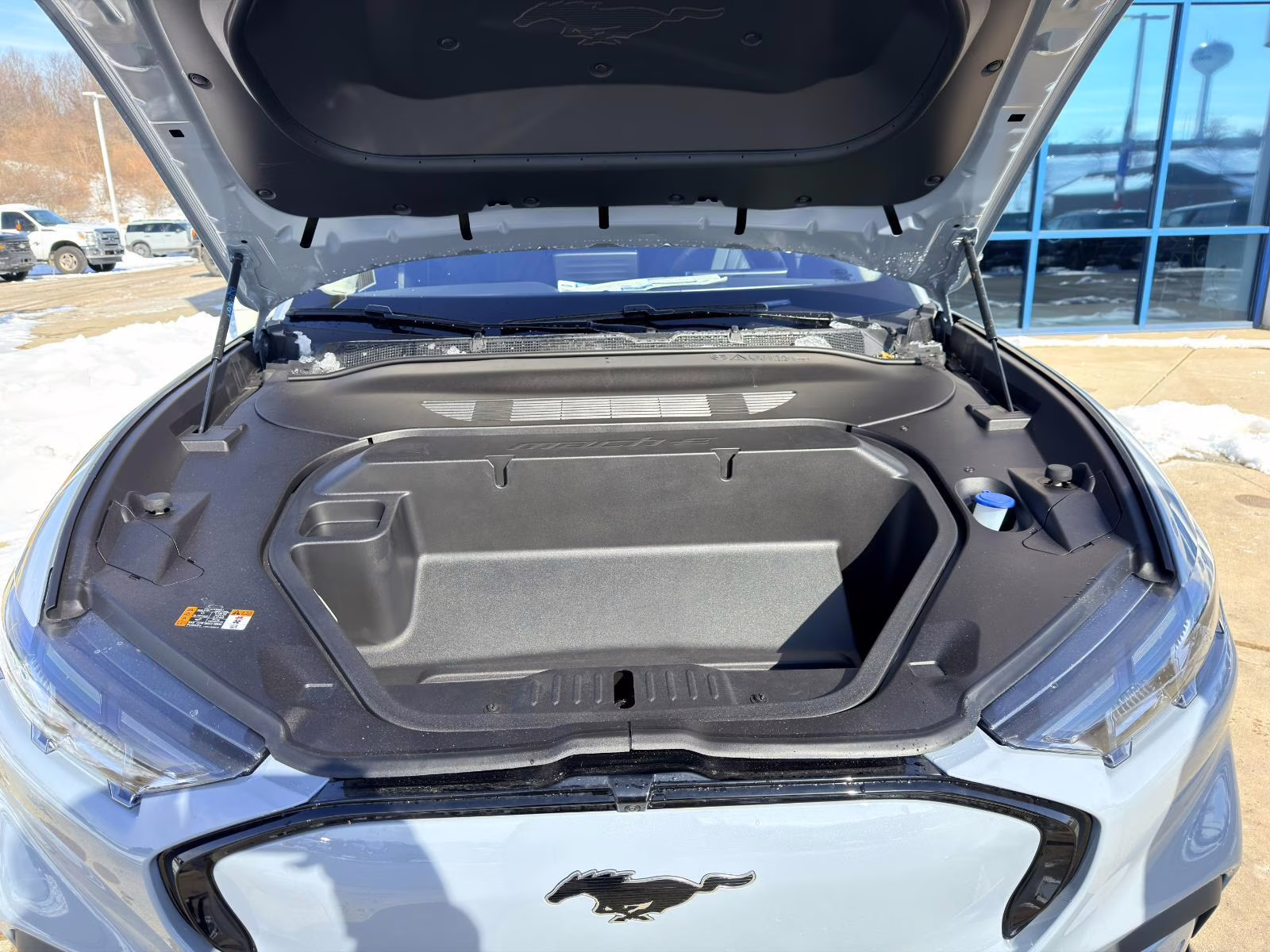 2025 Glacier Gray Metallic Tri-Coat Ford Mustang Mach-E Premium AWD SUV