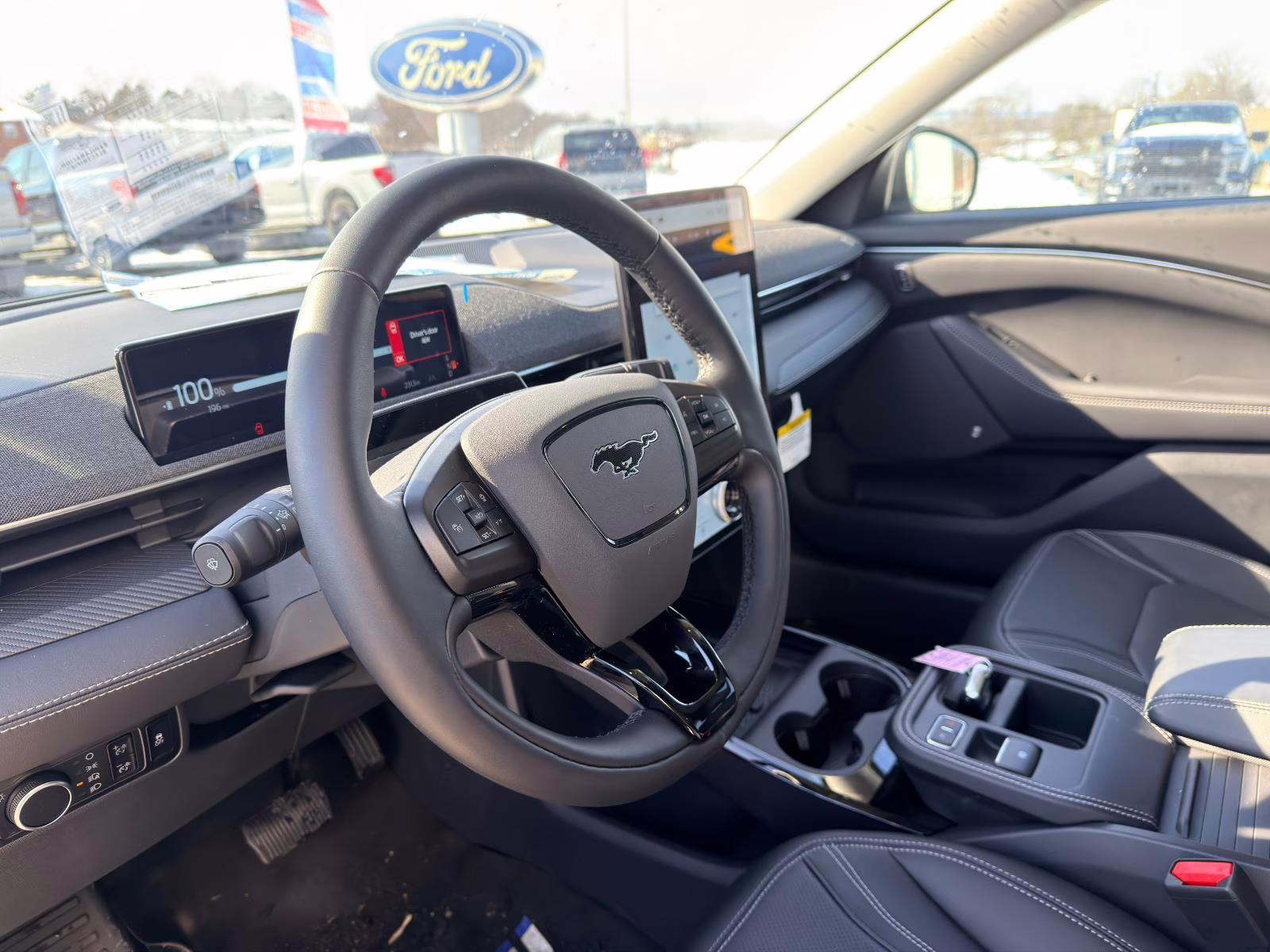 2025 Glacier Gray Metallic Tri-Coat Ford Mustang Mach-E Premium AWD SUV