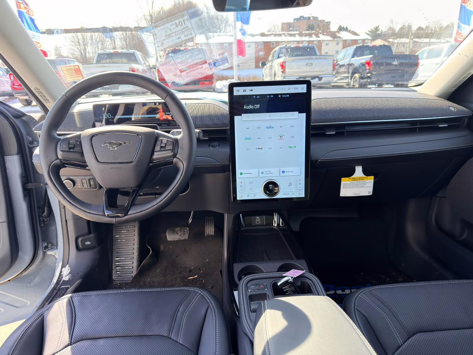 2025 Glacier Gray Metallic Tri-Coat Ford Mustang Mach-E Premium AWD SUV