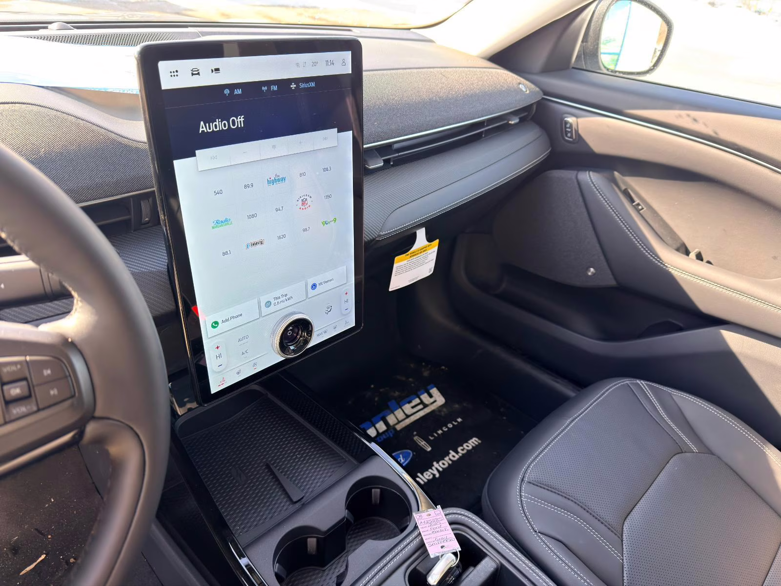 2025 Glacier Gray Metallic Tri-Coat Ford Mustang Mach-E Premium AWD SUV