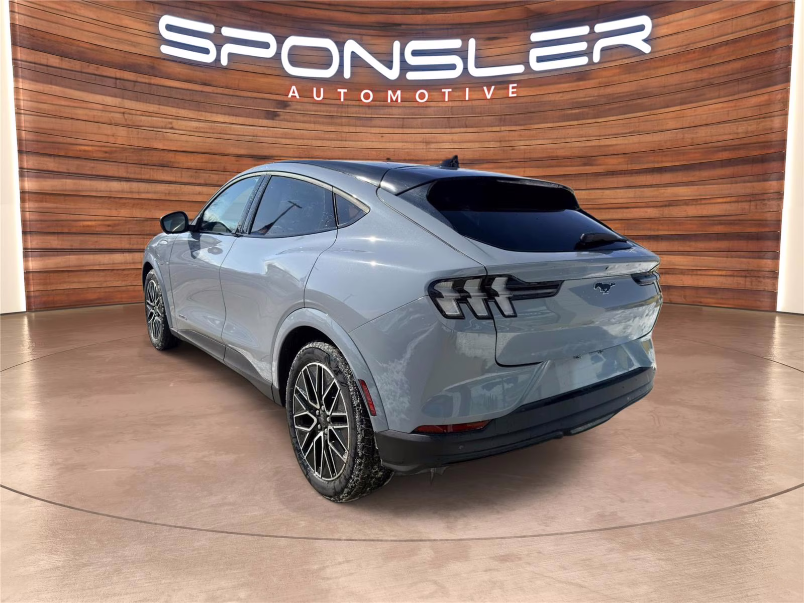 2025 Glacier Gray Metallic Tri-Coat Ford Mustang Mach-E Premium AWD SUV