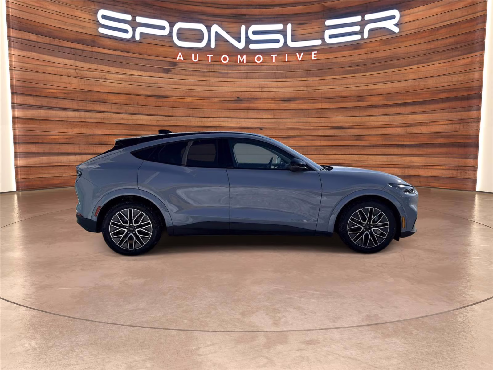 2025 Glacier Gray Metallic Tri-Coat Ford Mustang Mach-E Premium AWD SUV