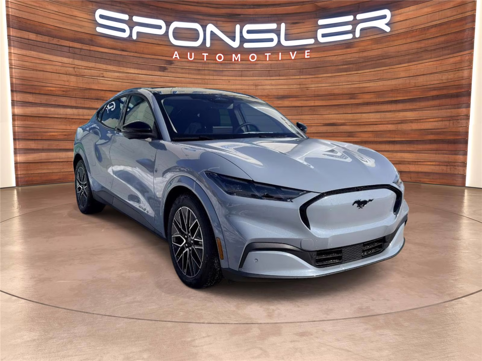 2025 Glacier Gray Metallic Tri-Coat Ford Mustang Mach-E Premium AWD SUV