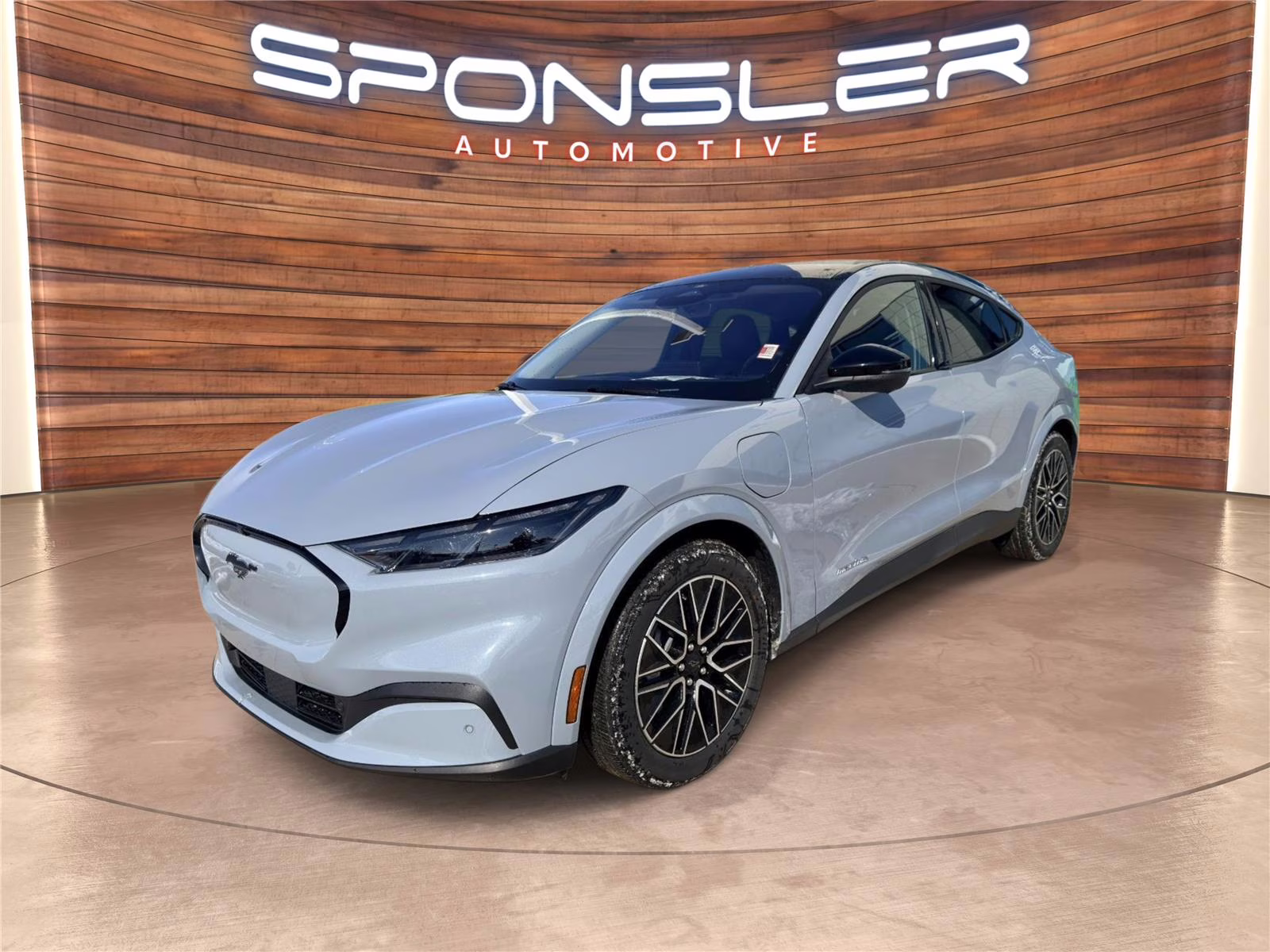 2025 Glacier Gray Metallic Tri-Coat Ford Mustang Mach-E Premium AWD SUV