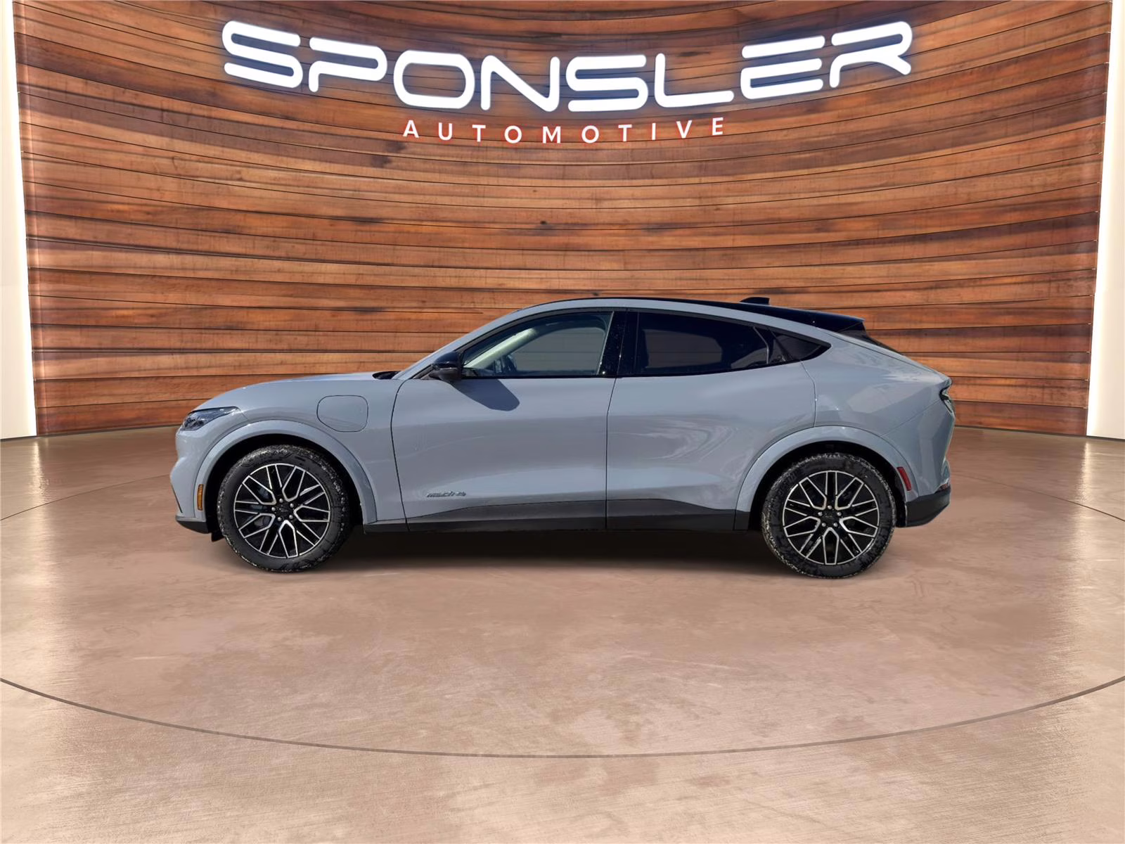 2025 Glacier Gray Metallic Tri-Coat Ford Mustang Mach-E Premium AWD SUV