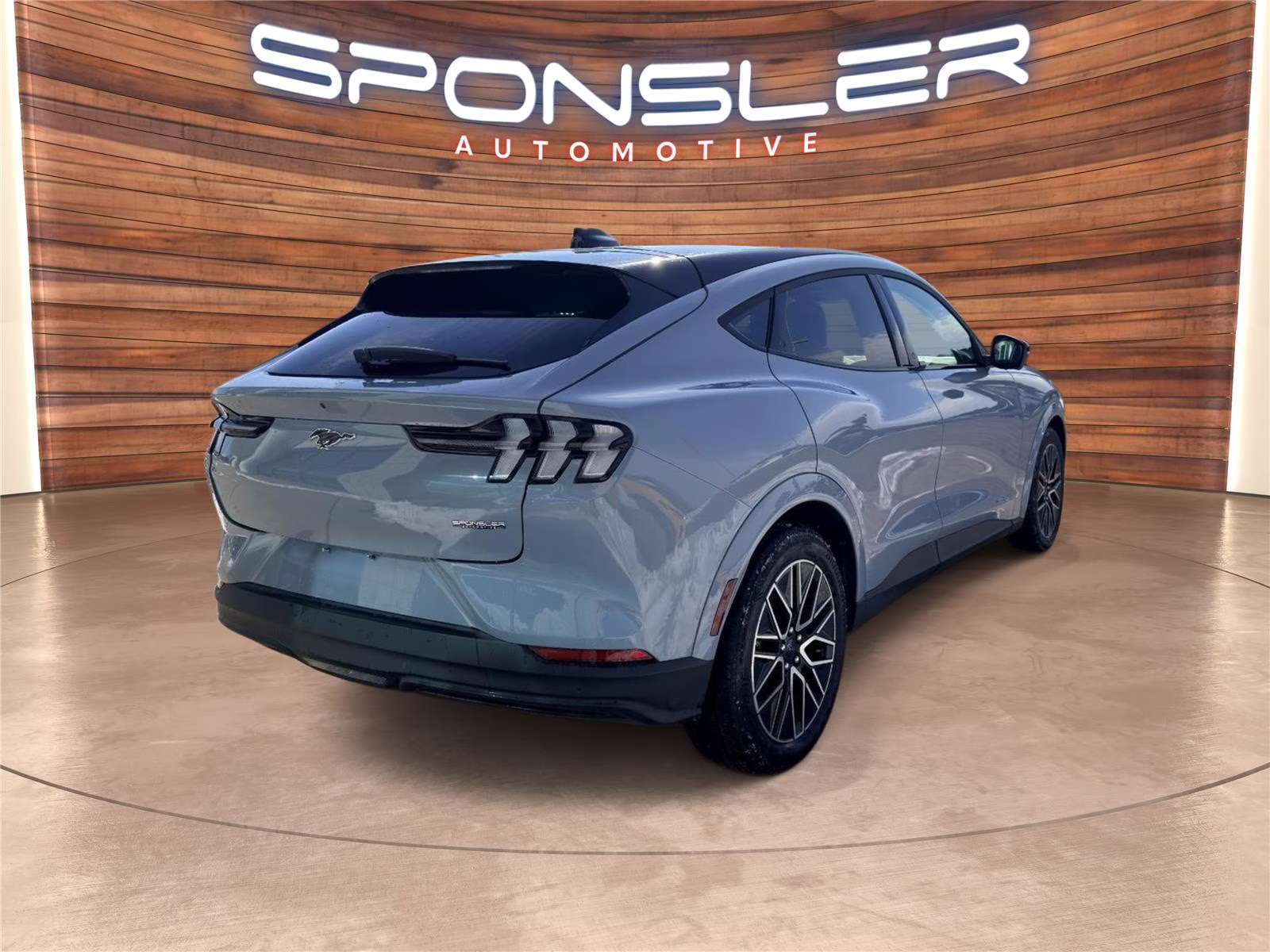2025 Glacier Gray Metallic Tri-Coat Ford Mustang Mach-E Premium AWD SUV