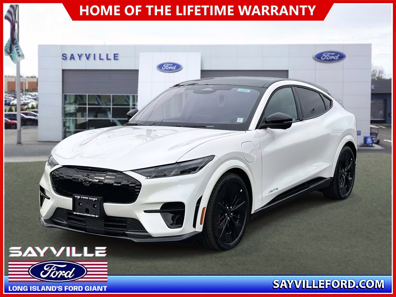 2025 Star White Metallic Tri-Coat Ford Mustang Mach-E GT AWD AWD SUV