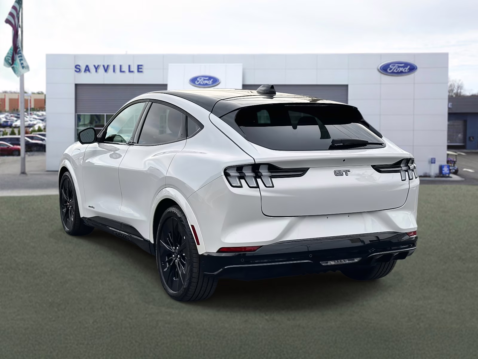 2025 Star White Metallic Tri-Coat Ford Mustang Mach-E GT AWD AWD SUV