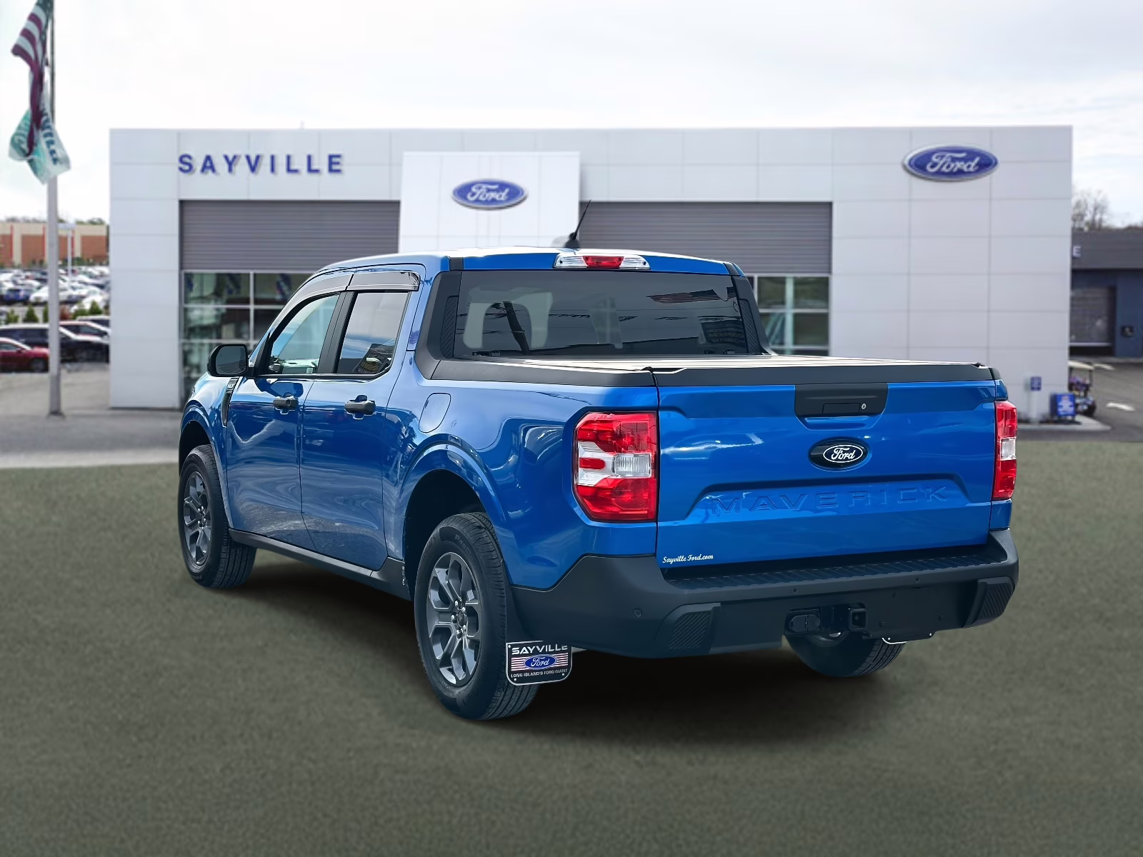 2025 Velocity Blue Ford Maverick XLT AWD SuperCrew AWD Truck