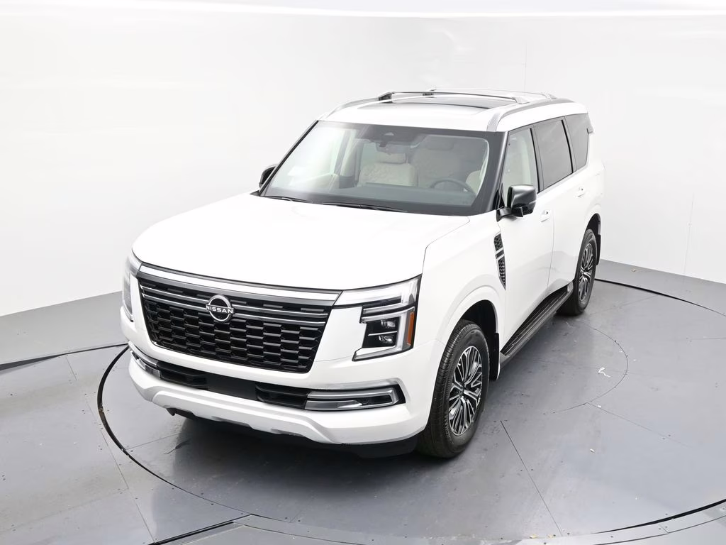 2026 Aspen White Tricoat Nissan Armada Platinum RWD SUV