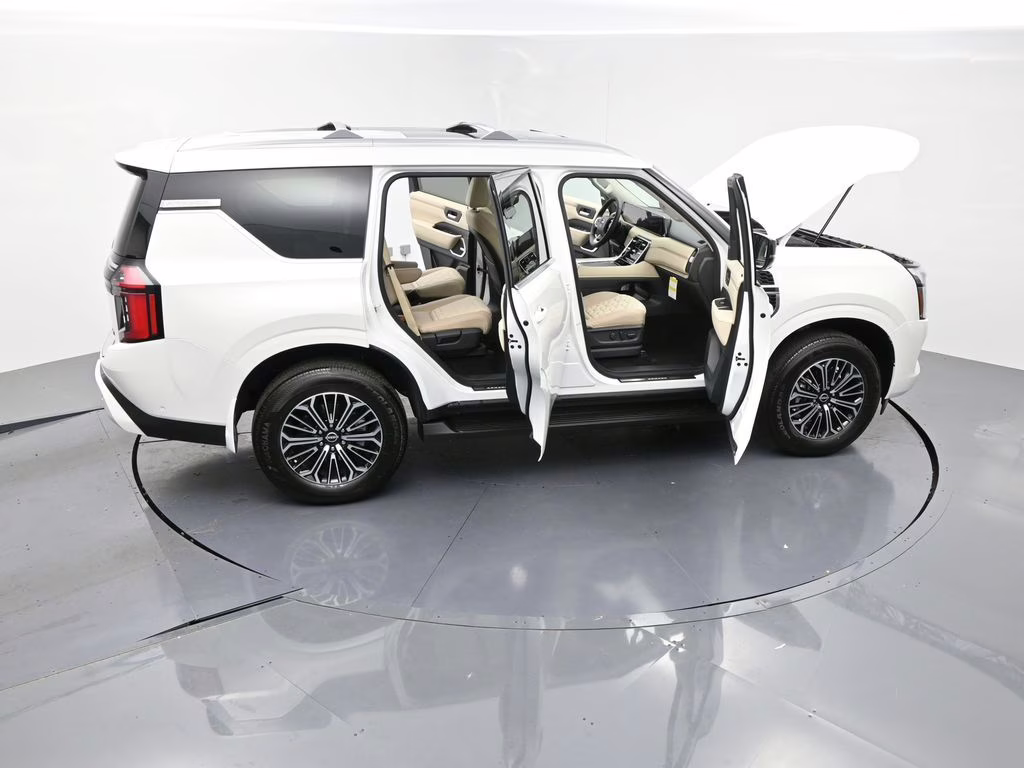 2026 Aspen White Tricoat Nissan Armada Platinum RWD SUV