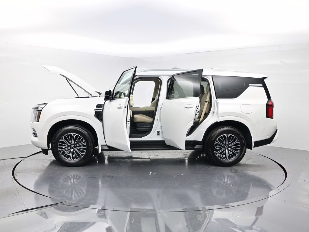 2026 Aspen White Tricoat Nissan Armada Platinum RWD SUV