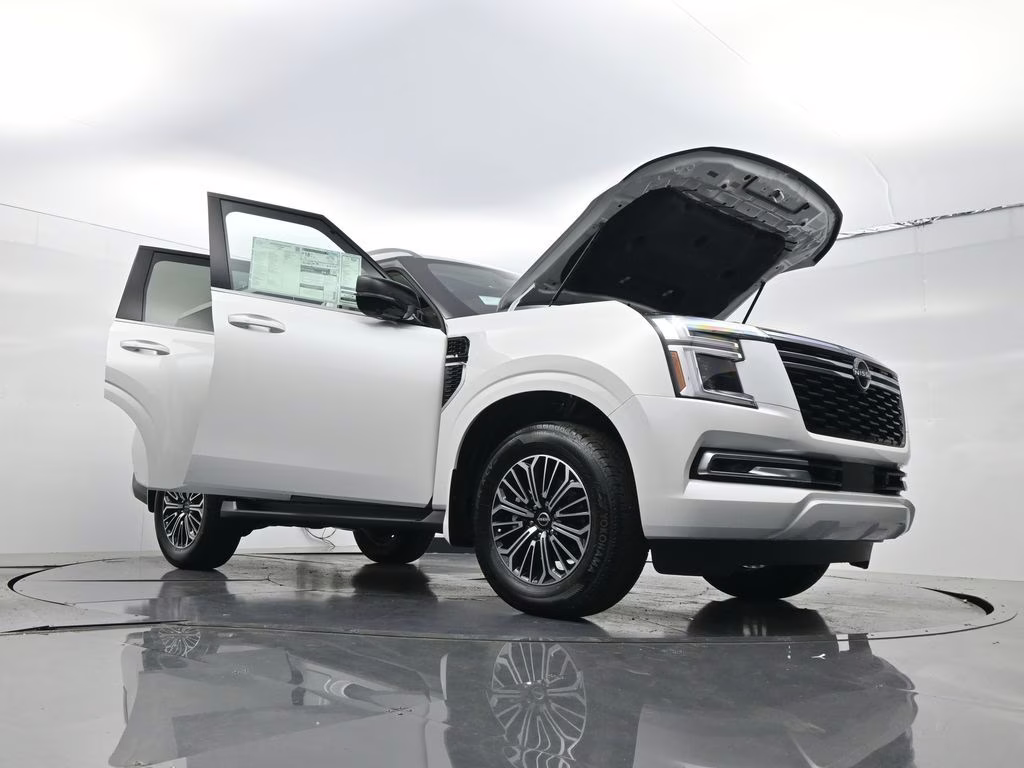 2026 Aspen White Tricoat Nissan Armada Platinum RWD SUV
