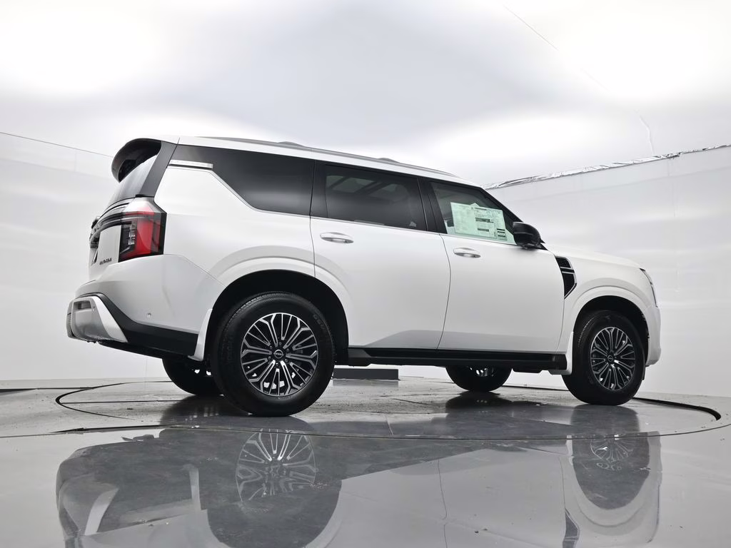 2026 Aspen White Tricoat Nissan Armada Platinum RWD SUV