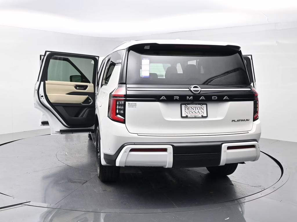 2026 Aspen White Tricoat Nissan Armada Platinum RWD SUV
